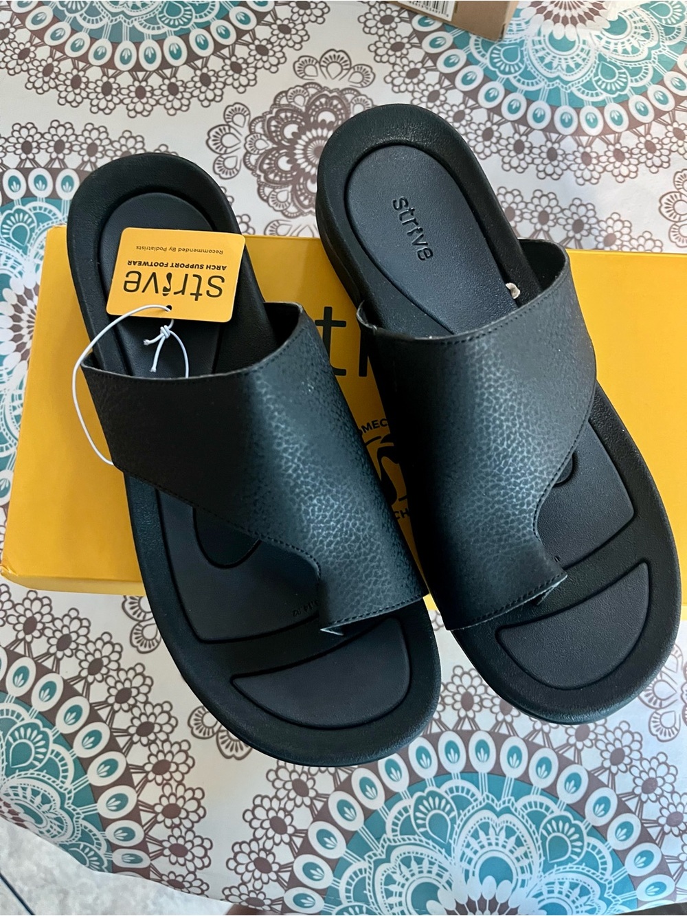 Strive Women’s Black Slide Sandals